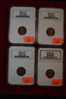 128) NGC slabbed cents
