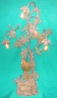 1915 Bronze Figural Parrot Lamp