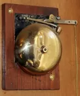 brass wall mount butcher bell