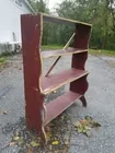Red Bucket Bench