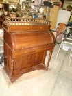MAHOGANY ROLL TOP DESK