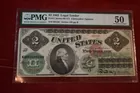 76) $2. 1862 Legal Tender. PMG AU50