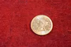 146) 1852 2&1/2 Liberty Gold coin