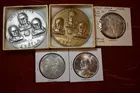 254) Apollo II Silver Medal,5oz. & lot