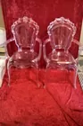 5pc. Acrylic Ghost dinning chair set.