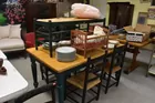 Dr. Table, bench & chairs