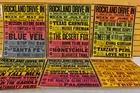 (6) 1950's Drive in Movie Posters