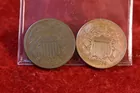 74) 1867 & 69 2c.pcs.