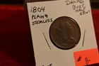 8) 1804 1/2 cent, F.