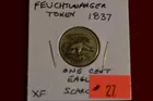27) 1837 Feuchwanger Cent