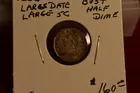 86) 1835 1/2 Dime