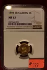 129)1894 Sweden Gold
