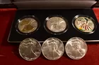 220) 6 Silver Eagles