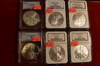 221)6 slabbed Eagles