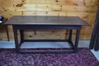 70) Oak refractory table 28x69