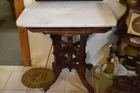 211) Marble Top Victorian Stand