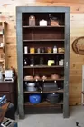 216) Wooden cabinet old paint