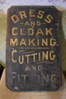 Rare 19th c. wooden sign