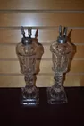 Early Large Whale oil lamps
