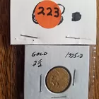 1925 D Gold Indian 2 1/2 Dollar
