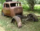 Remnents of a 1933 Chevrolet Coupe!
