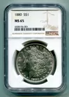 1880 Morgan Dollar NGC MS65