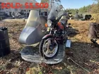 Honda motorcycle and side car