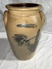 Decorated Stoneware Churn 
