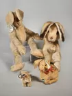 Four Steiff Rabbits