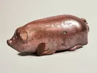 Anna Pottery Railroad and River Guide Flask