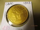 #87-1898-$20 Gold Coin
