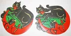 Vintage Cardboard Halloween Cut-Outs