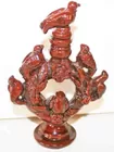 2009 Fantastic Foltz Redware Miniature Bird Ring
