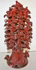 2009 Fabulous Foltz Redware Bird Apple Tree