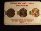 3 pc. Gold coin set 