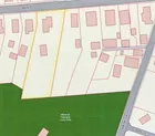An approved building lot on a 0.96 acre