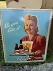 Old German Beer Cardboard Sign 