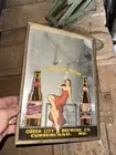 RARE OLD GERMAN BEER MIRROR
