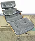 Eames Style Mid-Century Lounge Chair & Ottoman
