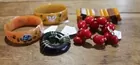 BAKELITE BRACELETS, BROOCH	