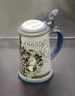 	CHESSBOARD AND KNIGHT - METTLACH STONEWARE STEIN