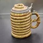 METTLACH PRETZEL THEMED STEIN