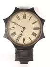 TERRY CLOCK CO IRON FRONT STAR DROP WALL 8 DAY