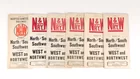 6) EARLY 1900 NORFOLK WESTERN RY TIME TABLES