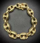 Tiffany & Co 14K Gold Mariners Link Gucci Bracelet