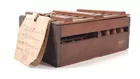 1870'S WOOD PATENT MODEL SODA BOTTLE PACKING CASE