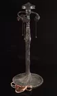 1970'S BAUER & COBLE BRONZE TWIST LAMP BASE