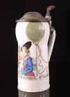 LEYKAUF NURNBERG GERMANY PORCELAIN STEIN