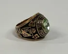 1975 YORK COLLEGE 10K GOLD SCHOOL RING