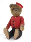 ANTIQUE GERMAN MOHAIR & FELT TEDDY BEAR BELLHOP